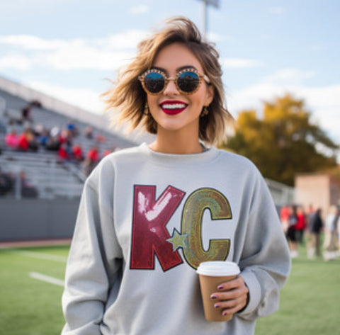 KC Sequin sweatshirt