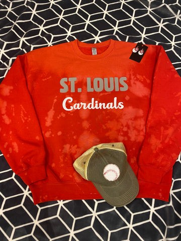Puff and Glitter Bleached Cardinals